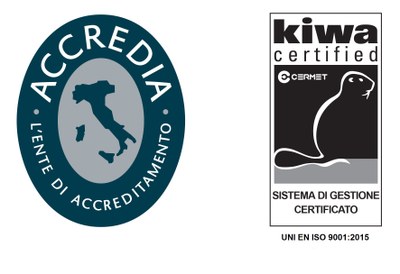 Logo Kiwa_Accredia ISO 9001 edizione 2015