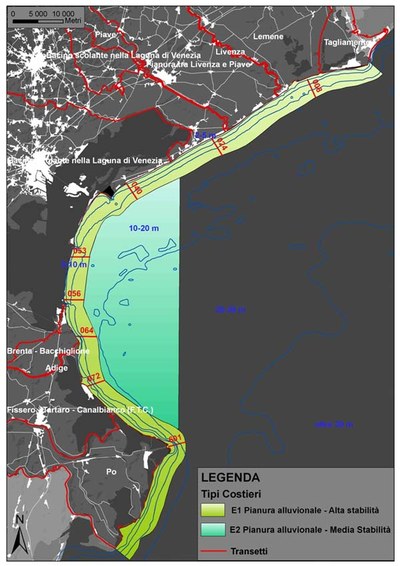 Tipizzazione acque marino costiere - Veneto