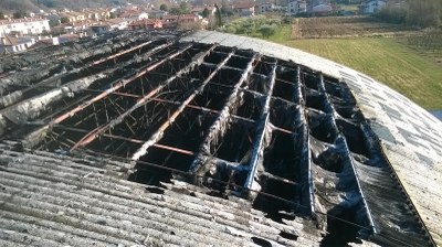 incendio palestra Cappella Maggiore