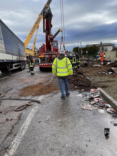 incidente Mansue verticale