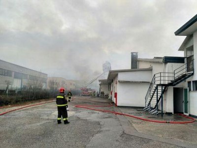 Incendio MILLDUE a Riese Pio X 9/10/2018