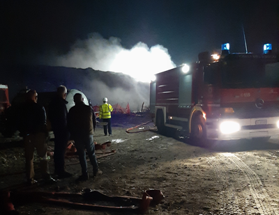 Incendio a Villadose 2019