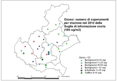 O3 mappa 2012 Veneto