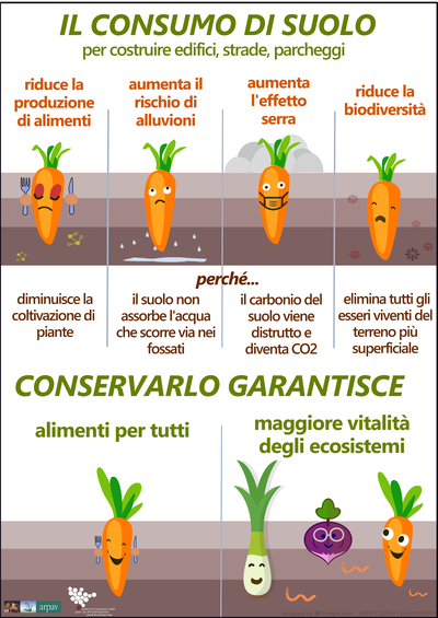 SUOLO -  Il consumo di suolo
