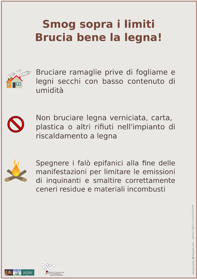 brucia bene la legna