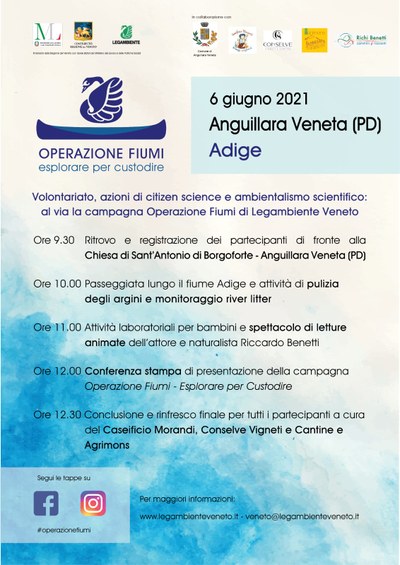 Operazione fiumi Legambiente Veneto 2021