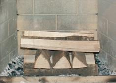 disposizione legna camino