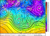Situazione a 500 hPa il 16 febbraio